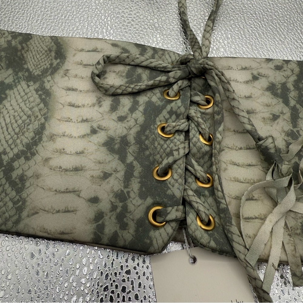 Buddy Love Snake Print Corset Belt